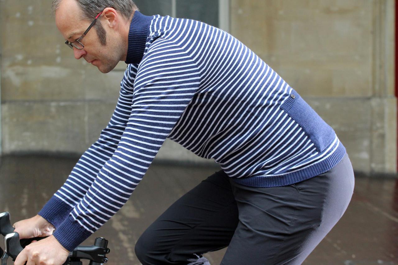 Review Meccanica Stripe Casual Retro Cycling Jersey road.cc